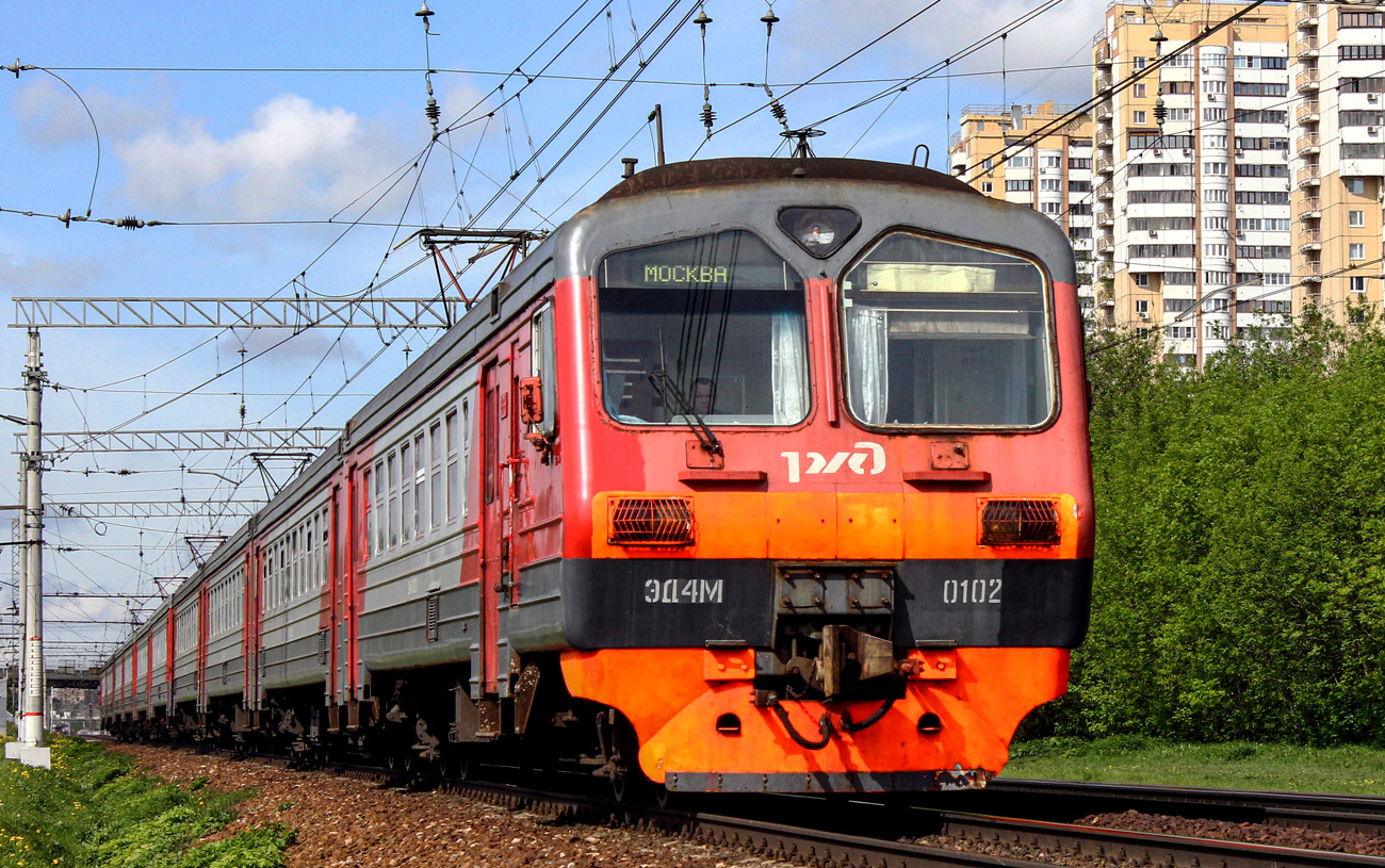 Московская железная дорога, № ЭД4М-0102 &mdash; 