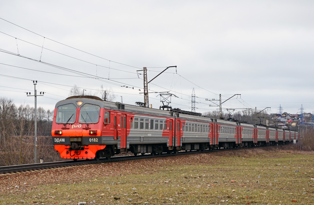 Московская железная дорога, № ЭД4М-0182 — 