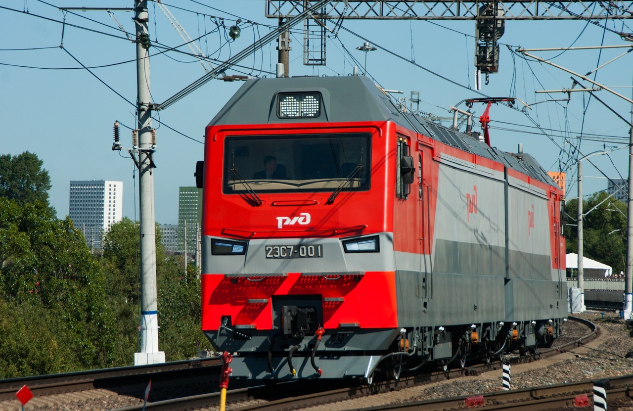 Октябрьская железная дорога, № 2ЭС7-001 &mdash; 