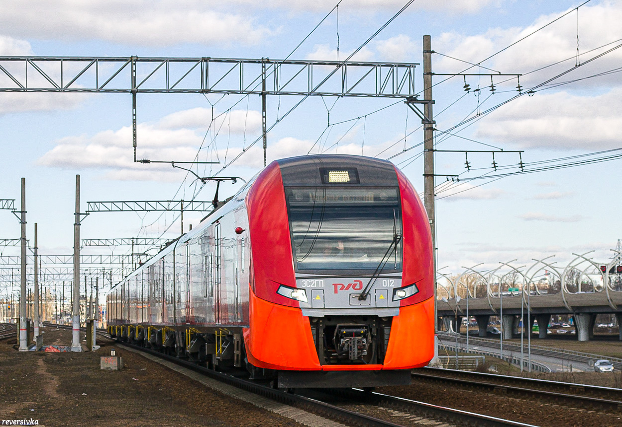 Октябрьская железная дорога, № ЭС2ГП-012 &mdash; 