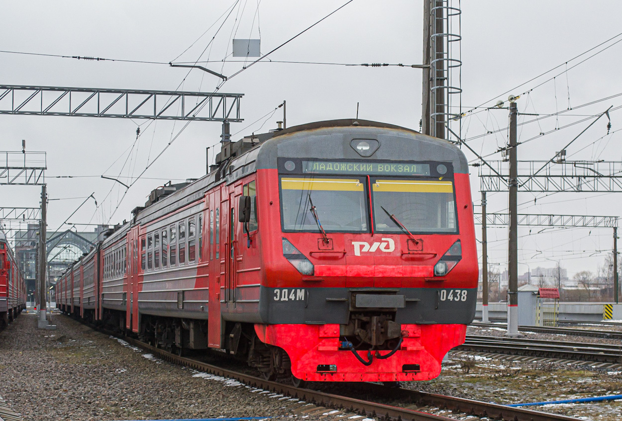 Октябрьская железная дорога, № ЭД4М-0438 &mdash; 