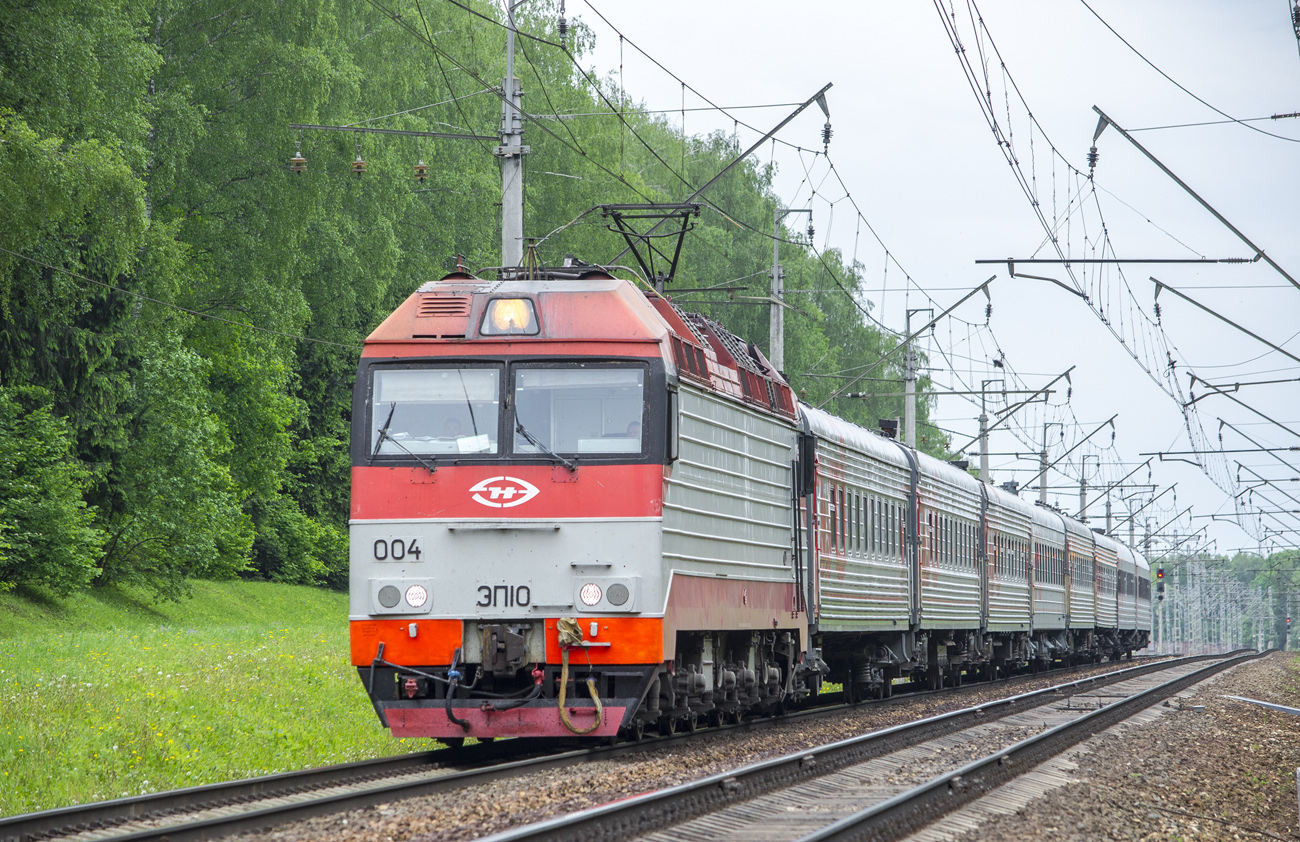 Московская железная дорога, № ЭП10-004 &mdash; 
