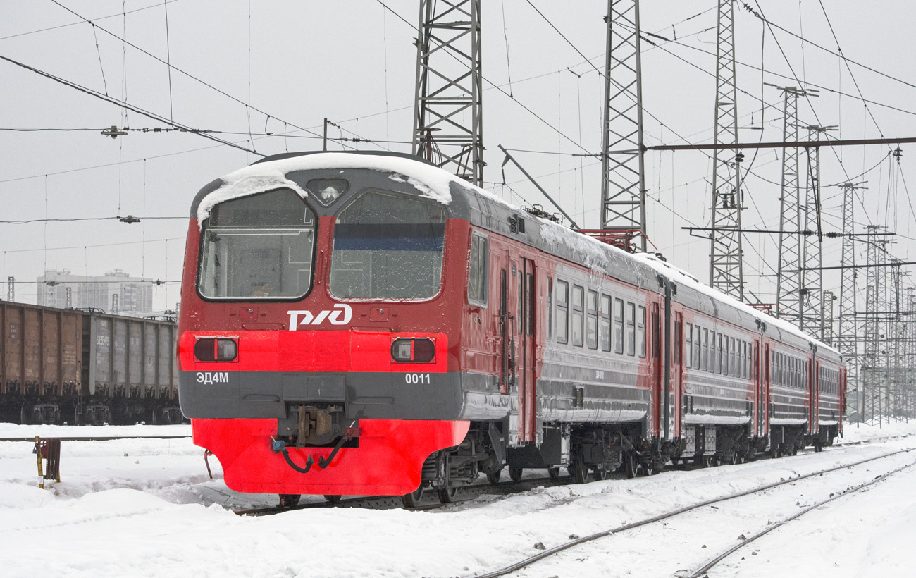 Куйбышевская железная дорога, № ЭД4М1-0011 &mdash; 