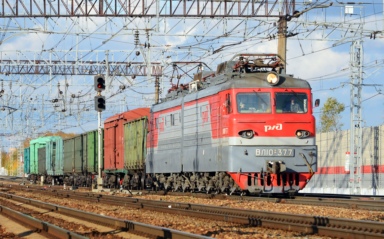 Московская железная дорога, № ВЛ10У-377 &mdash; 
