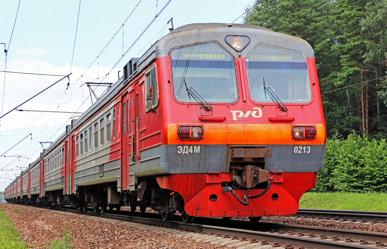 Московская железная дорога, № ЭД4М-0213 &mdash; 