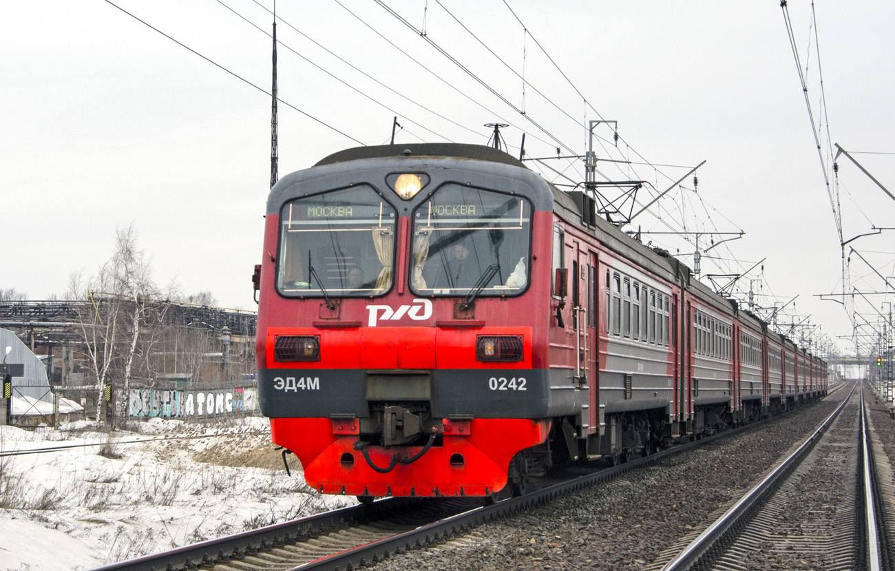 Московская железная дорога, № ЭД4М-0242 &mdash; 