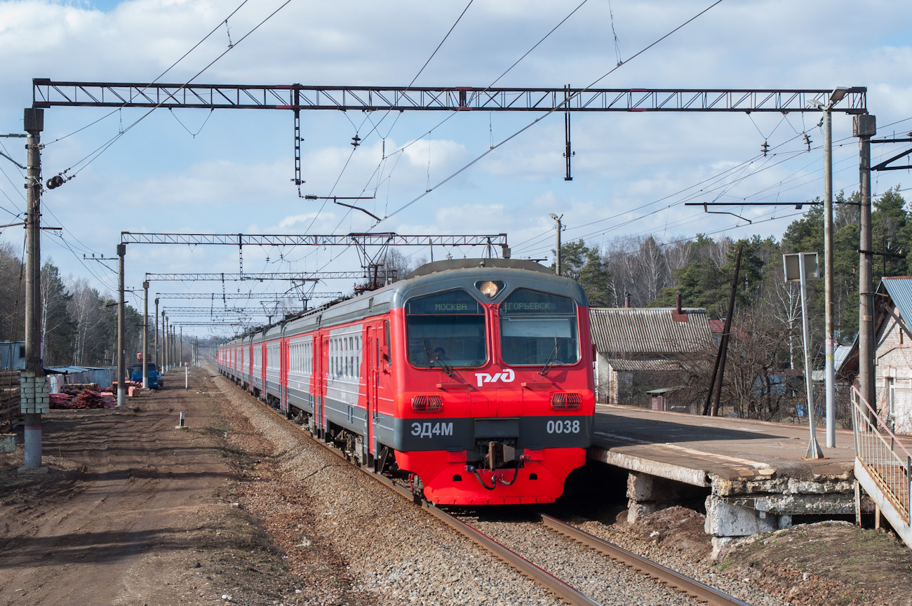 Московская железная дорога, № ЭД4М-0038 — Московская железная дорога, № ЭД4М-0038 —