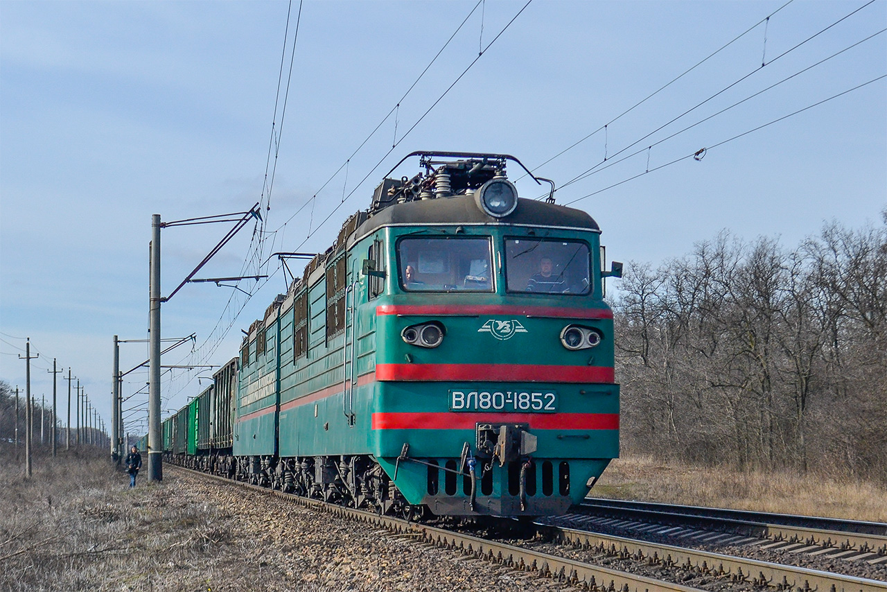 Одесская железная дорога, № ВЛ80Т-1852 — Одесская железная дорога, № ВЛ80Т-1852 —
