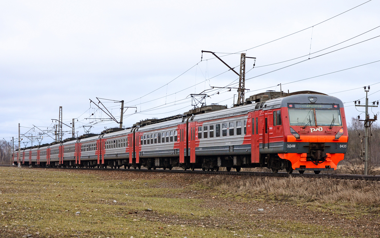 Московская железная дорога, № ЭД4М-0435 &mdash; 