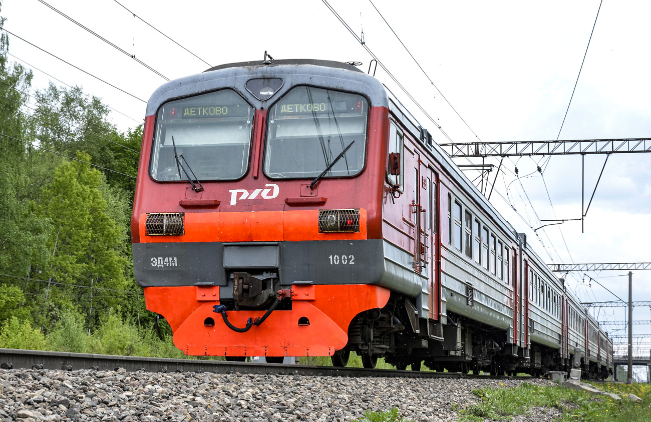 Московская железная дорога, № ЭД4МК-1002 &mdash; 