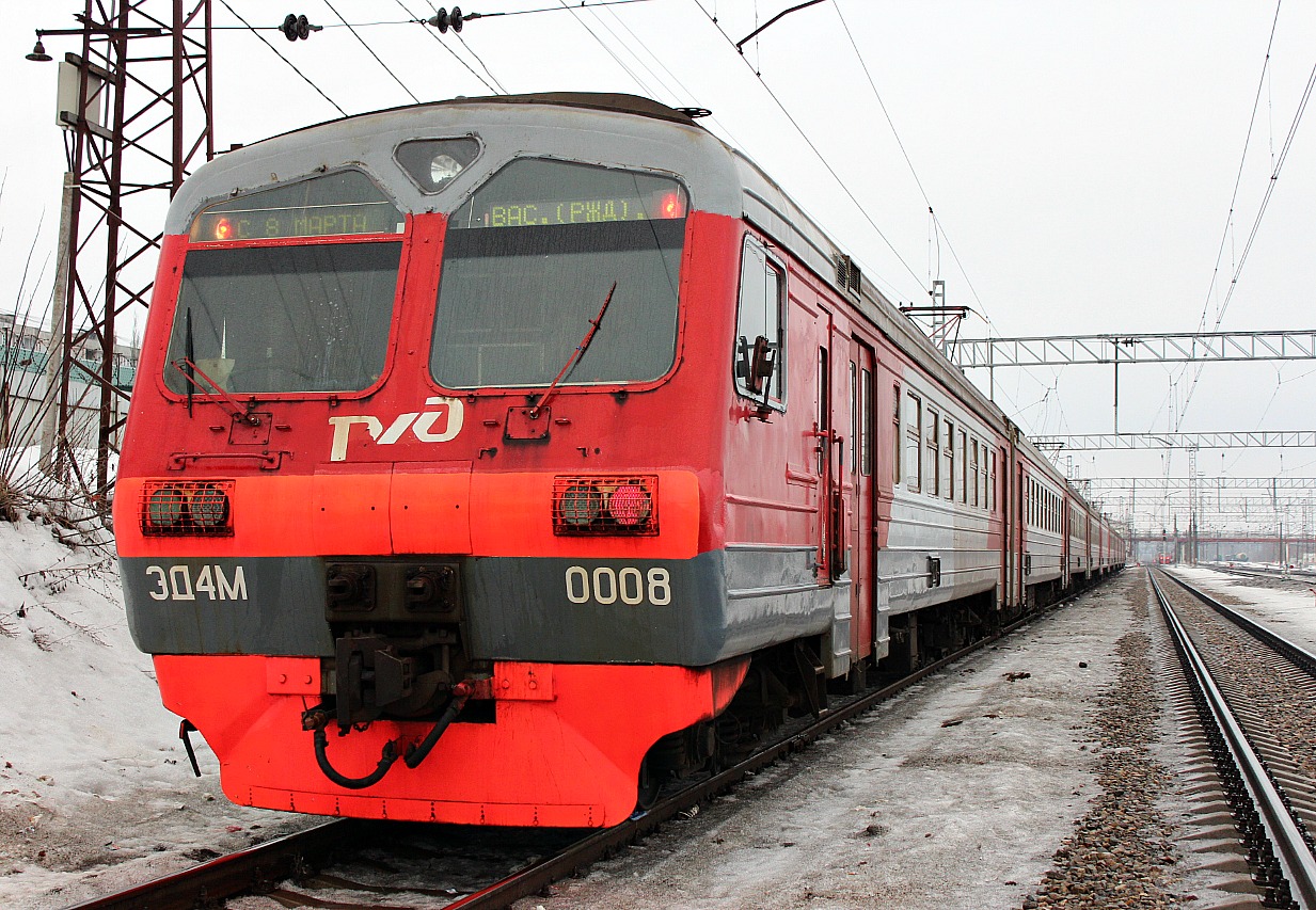 Московская железная дорога, № ЭД4М1-0008 &mdash; 