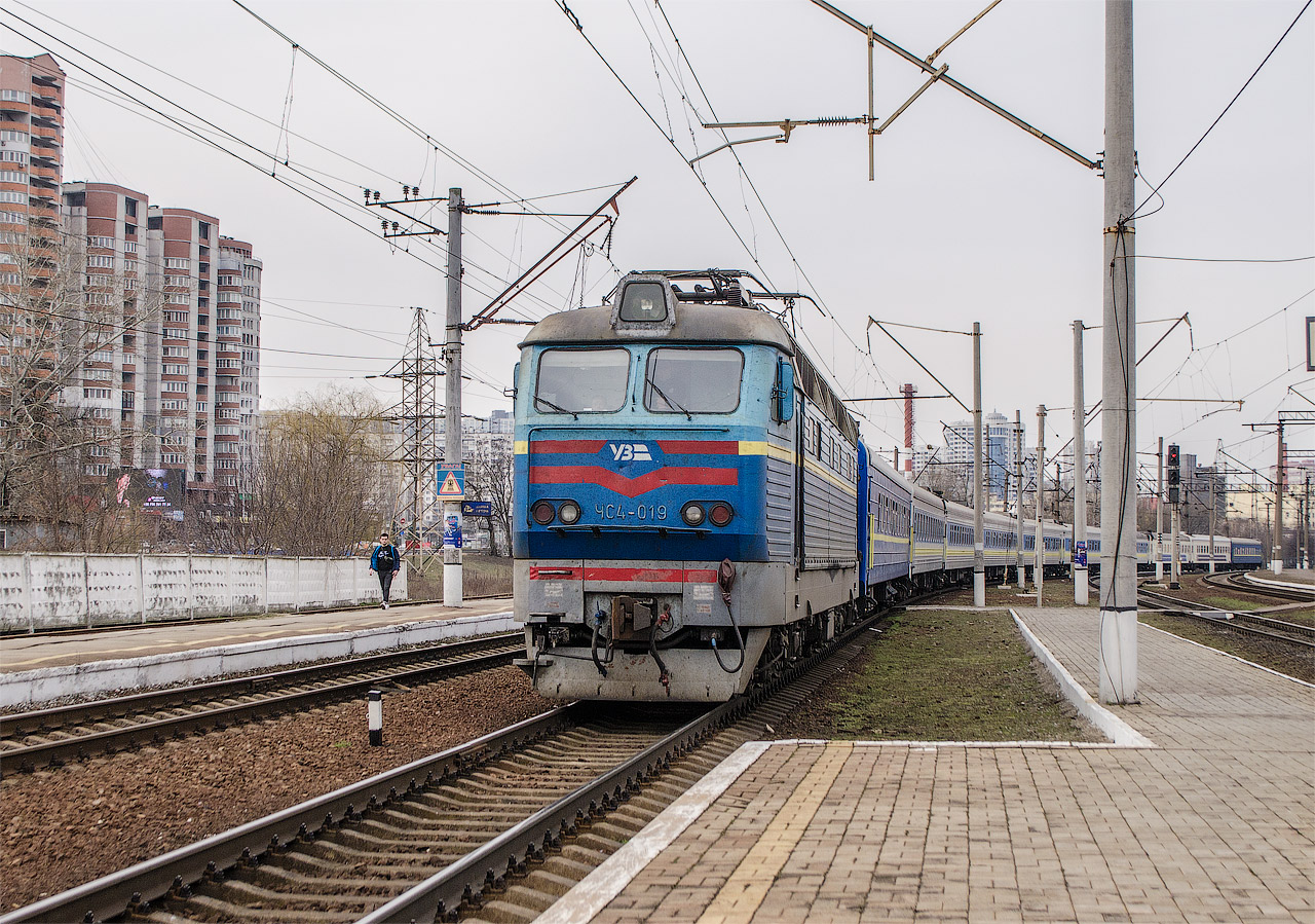 Юго-Западная железная дорога, № ЧС4-019 — Юго-Западная железная дорога, № ЧС4-019 —