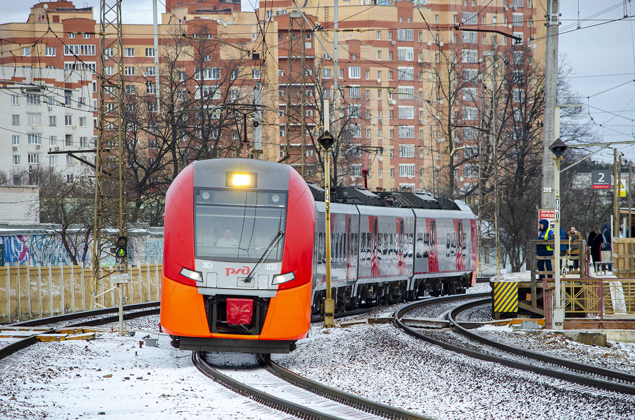 Московская железная дорога, № ЭС1-021 — Московская железная дорога, № ЭС1-021 —