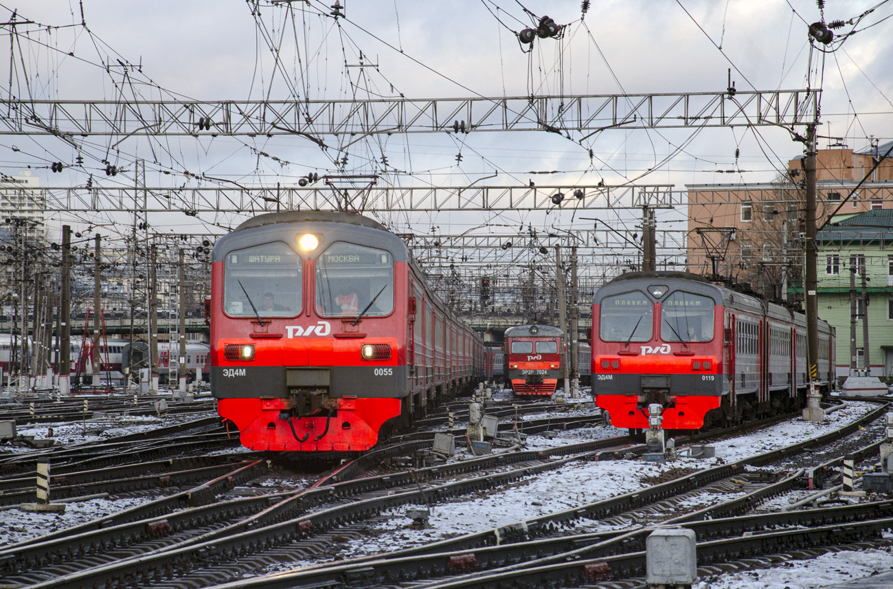 Московская железная дорога, № ЭД4М-0055 &mdash; 