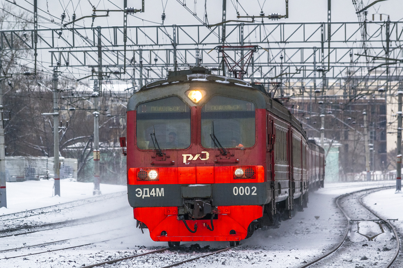 Московская железная дорога, № ЭД4М-0002 — 