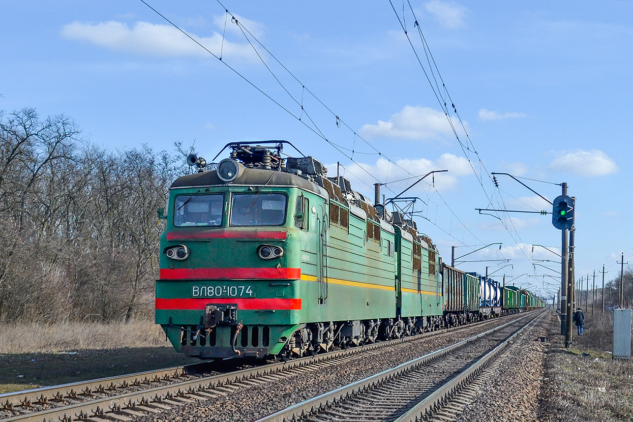 Одесская железная дорога, № ВЛ80Т-1074 — Одесская железная дорога, № ВЛ80Т-1074 —