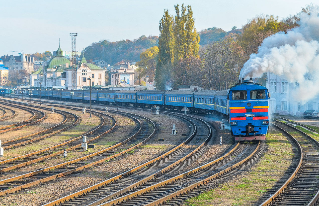 Одесская железная дорога, № 2ТЭ10М-2416 — 