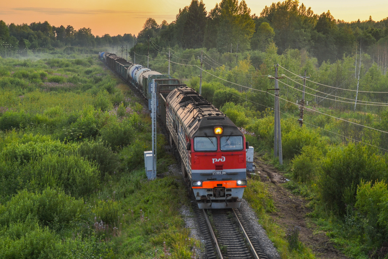 Северная железная дорога, № 2ТЭ116УД-006 — 