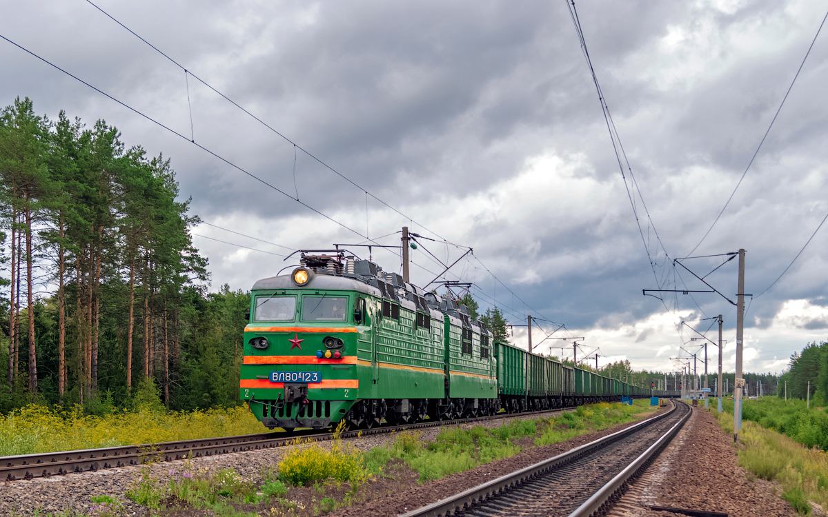 Северная железная дорога, № ВЛ80С-123 — 