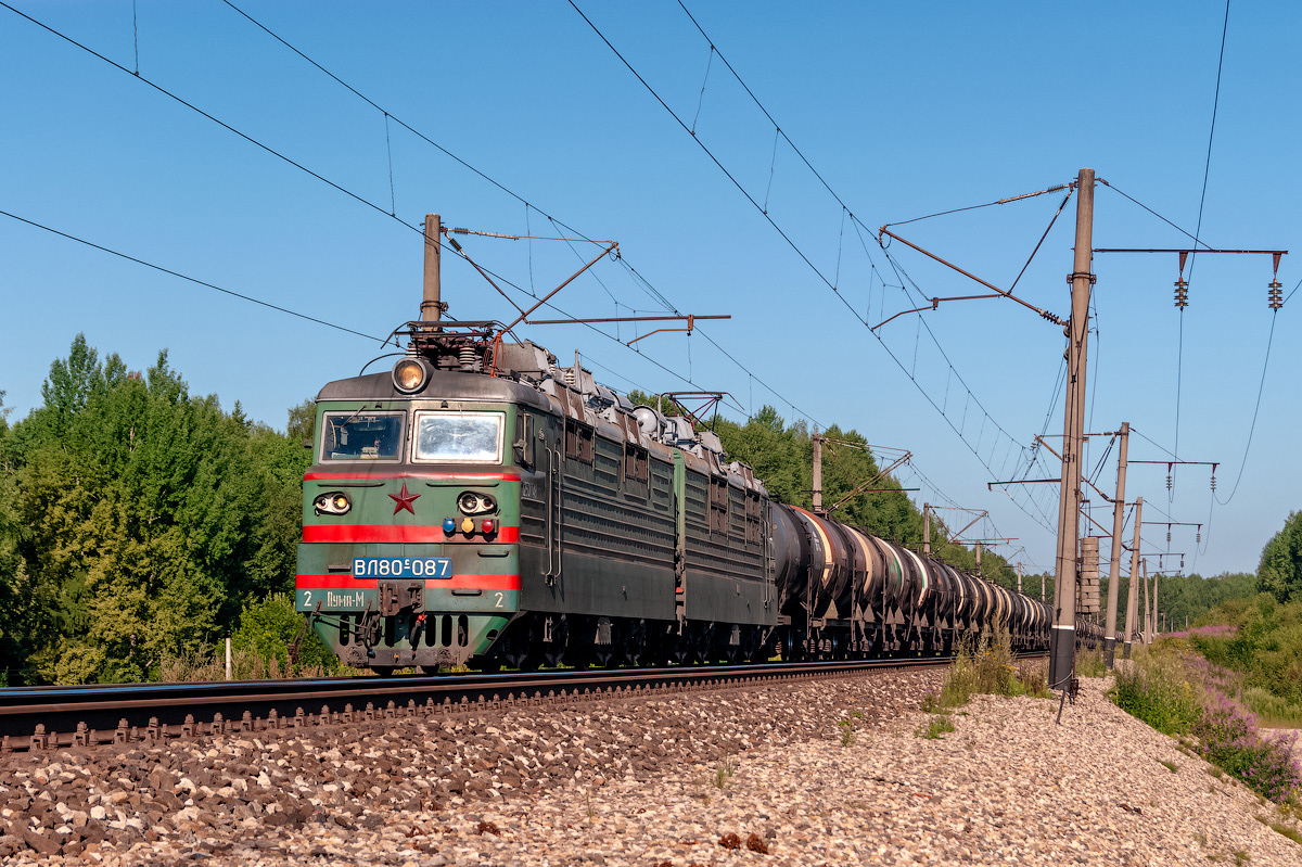 Северная железная дорога, № ВЛ80С-087 — 