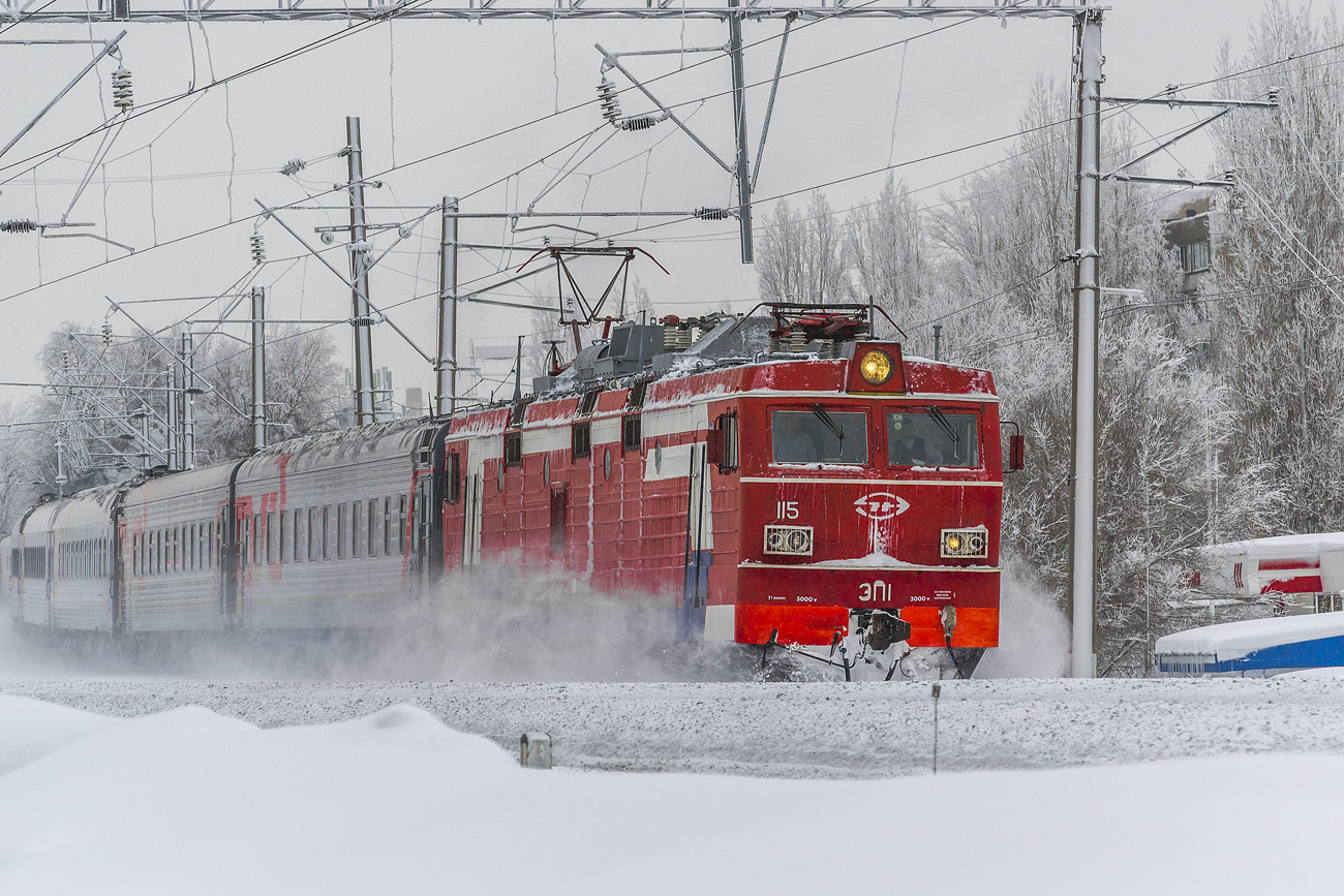 Приволжская железная дорога, № ЭП1-115 — 