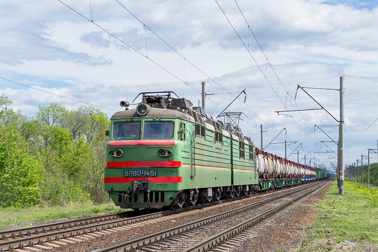 Одесская железная дорога, № ВЛ80Т-1451 — 