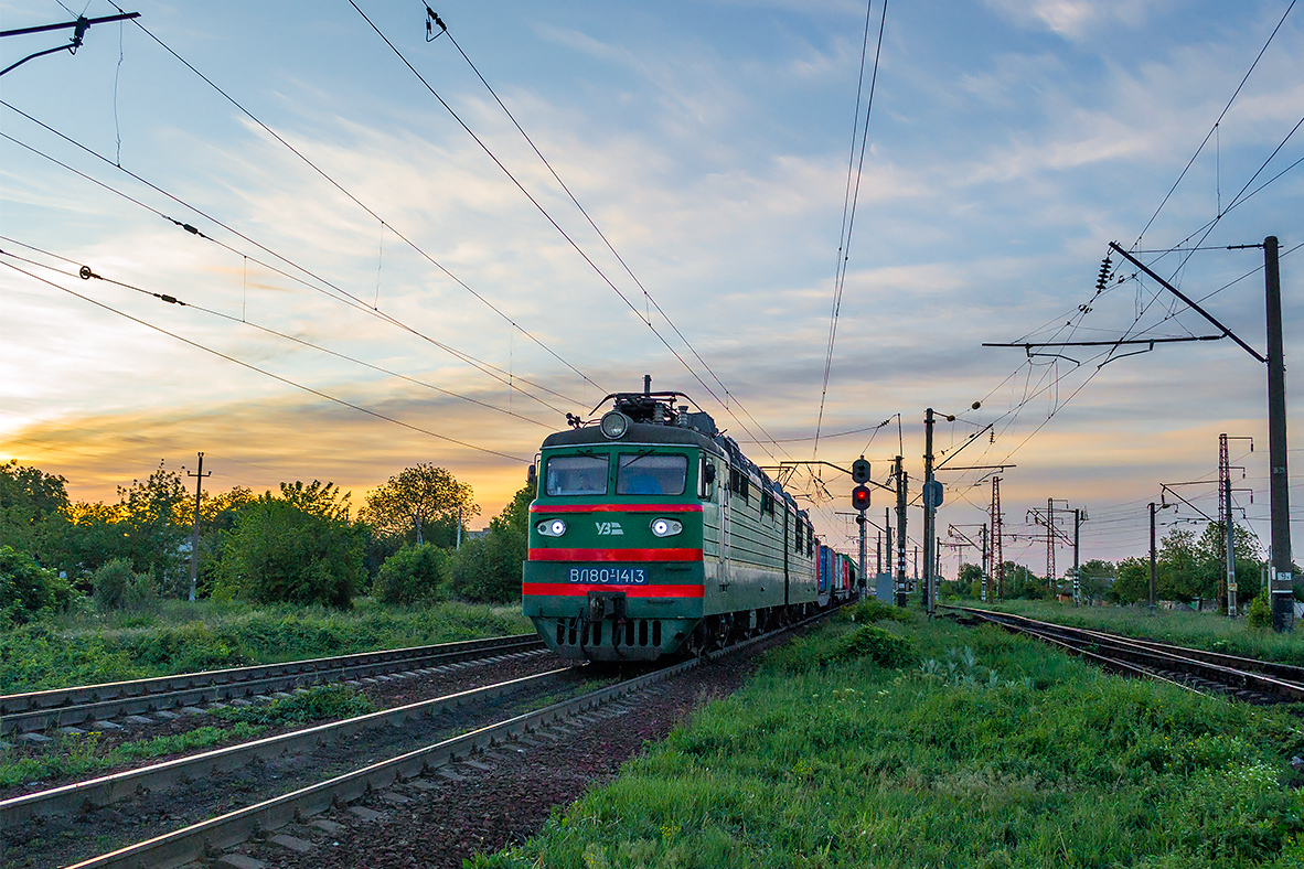 Одесская железная дорога, № ВЛ80Т-1413 — 