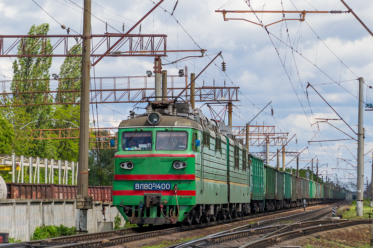 Одесская железная дорога, № ВЛ80Т-1400 — 