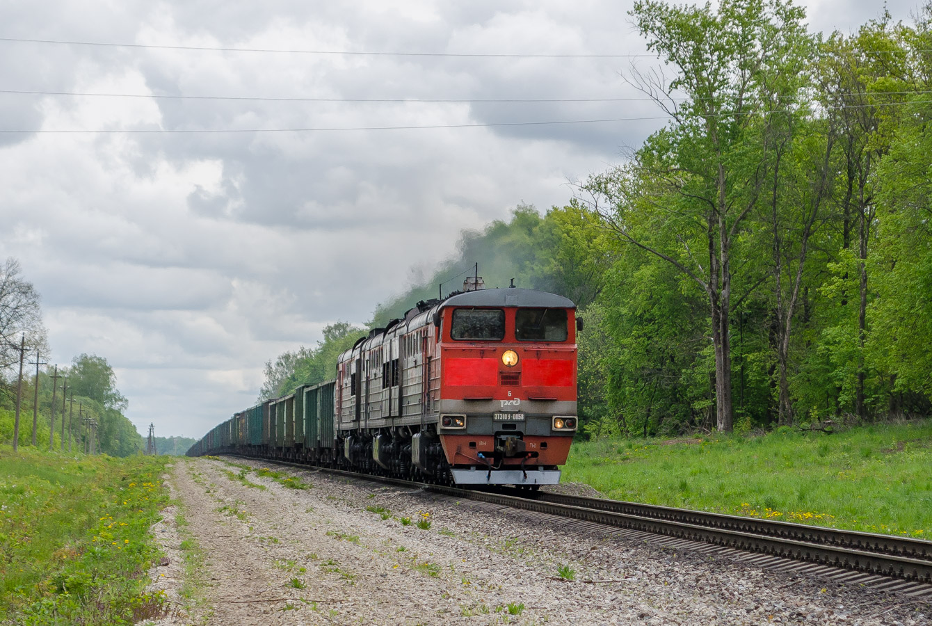 Куйбышевская железная дорога, № 3ТЭ10У-0058 — 