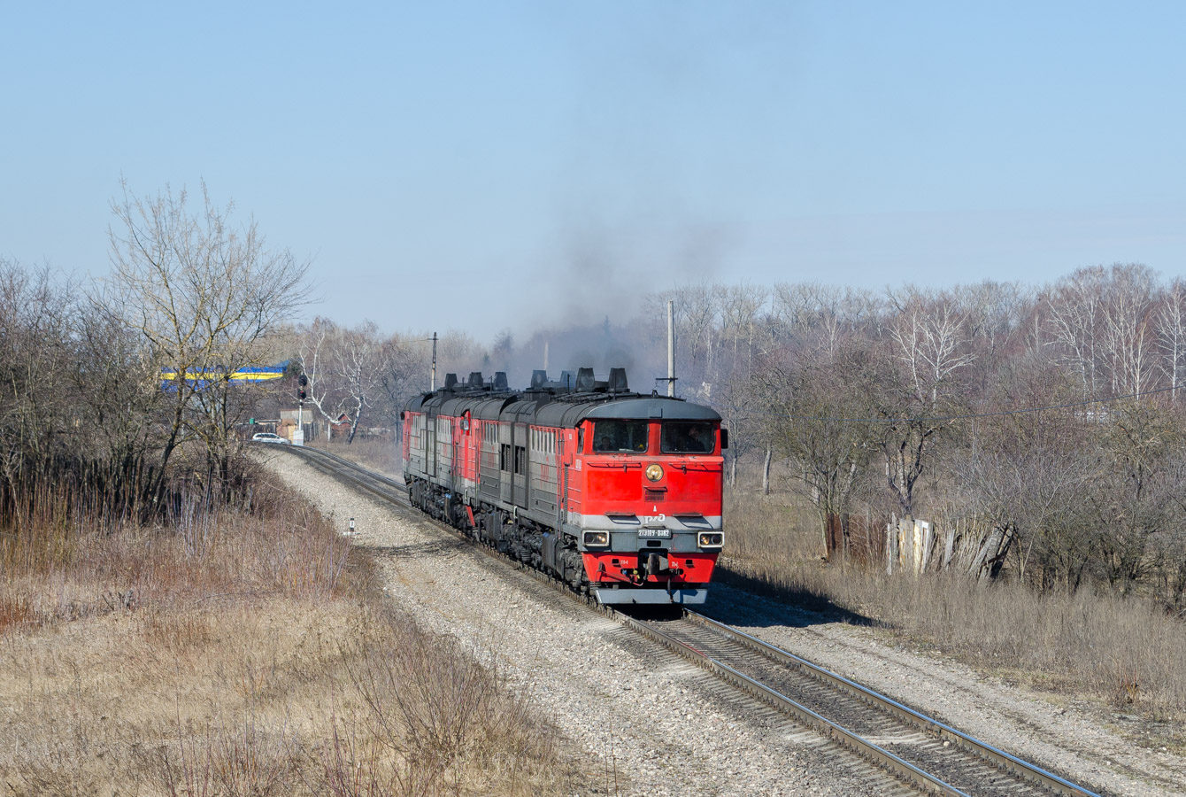 Куйбышевская железная дорога, № 2ТЭ10У-0382 — 