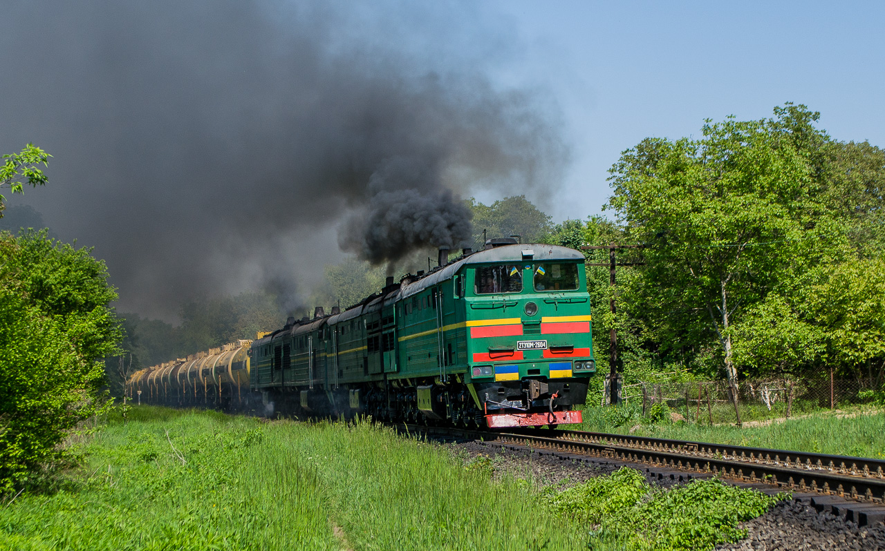 Одесская железная дорога, № 2ТЭ10М-2604 — 