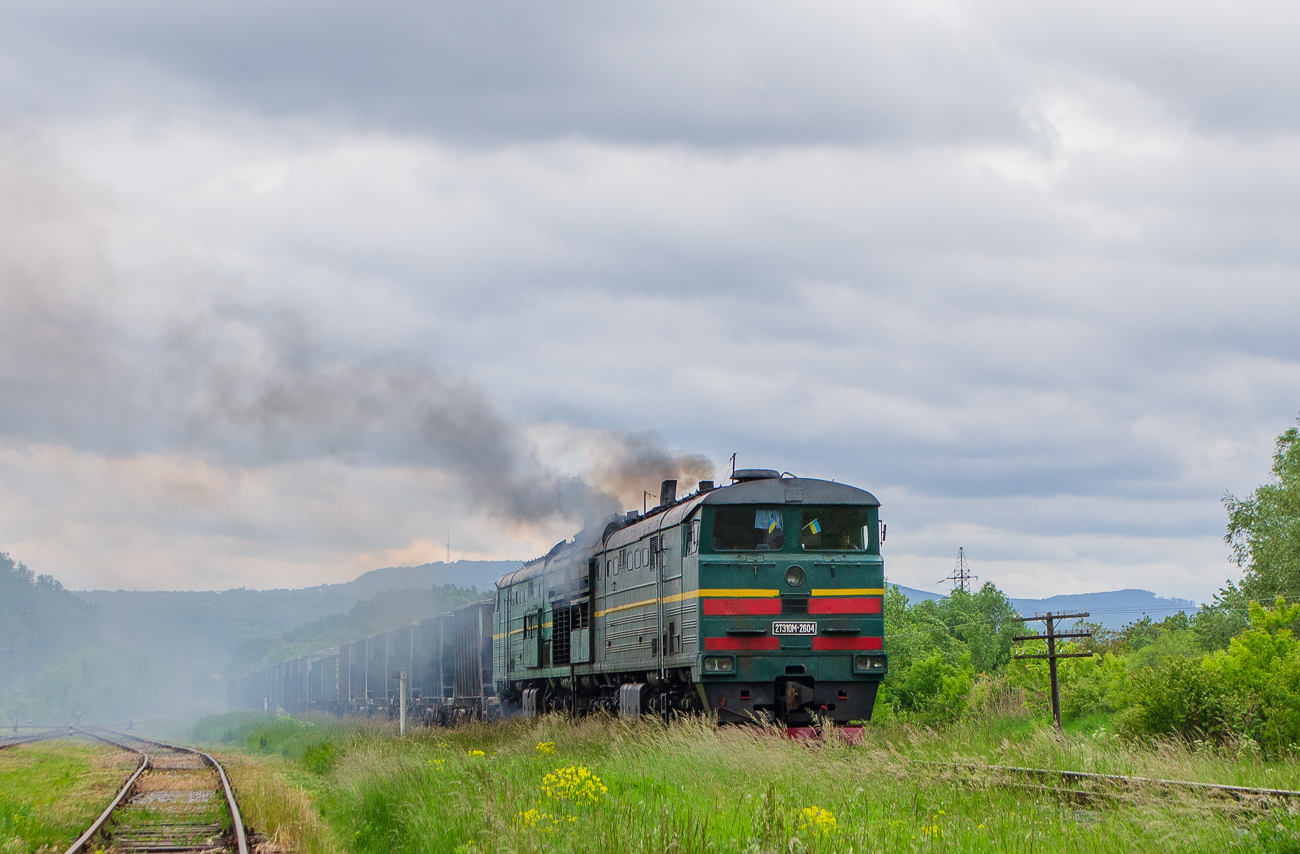 Одесская железная дорога, № 2ТЭ10М-2604 — 