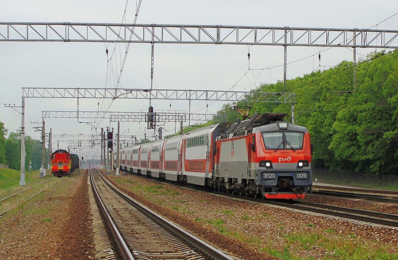 Московская железная дорога, № ЧМЭ3-4014 — ; Московская железная дорога, № ЭП20-009 — 