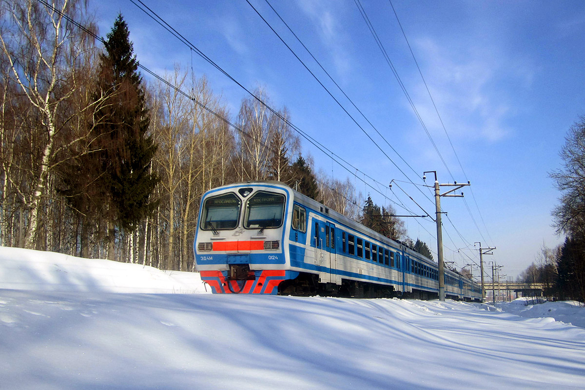 Северная железная дорога, № ЭД4М-0124 — 