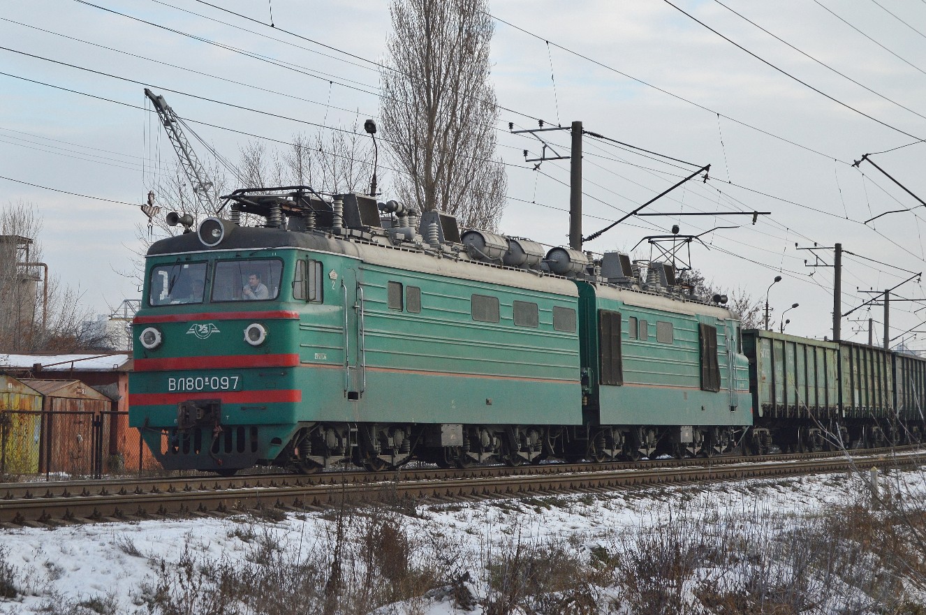 Юго-Западная железная дорога, № ВЛ80К-097 — 