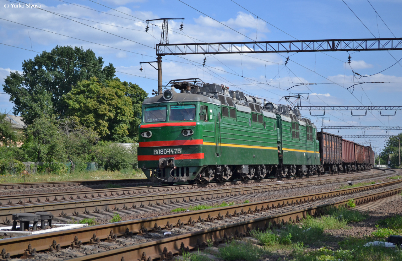 Одесская железная дорога, № ВЛ80Т-1478 — 