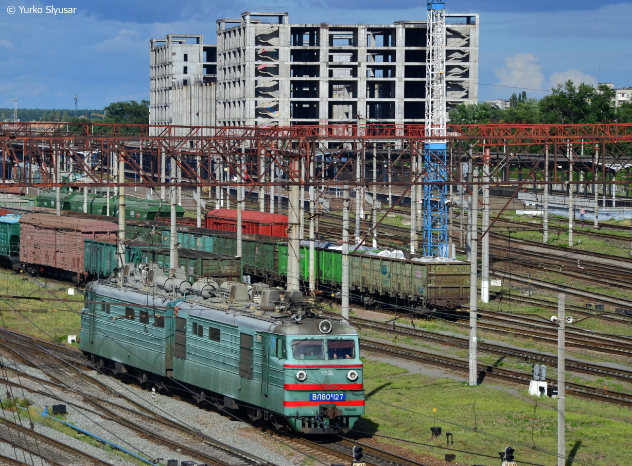 Юго-Западная железная дорога, № ВЛ80К-127 — 