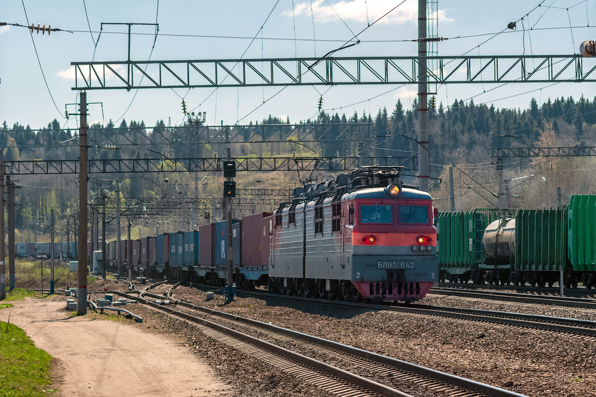 Северная железная дорога, № ВЛ80С-642 — 