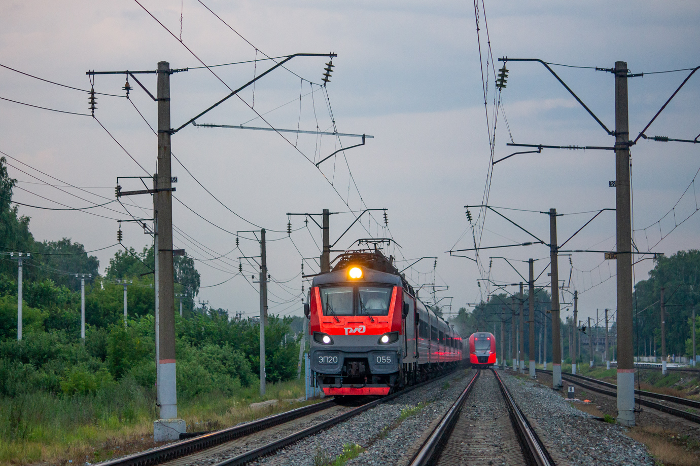 Московская железная дорога, № ЭП20-055 — 