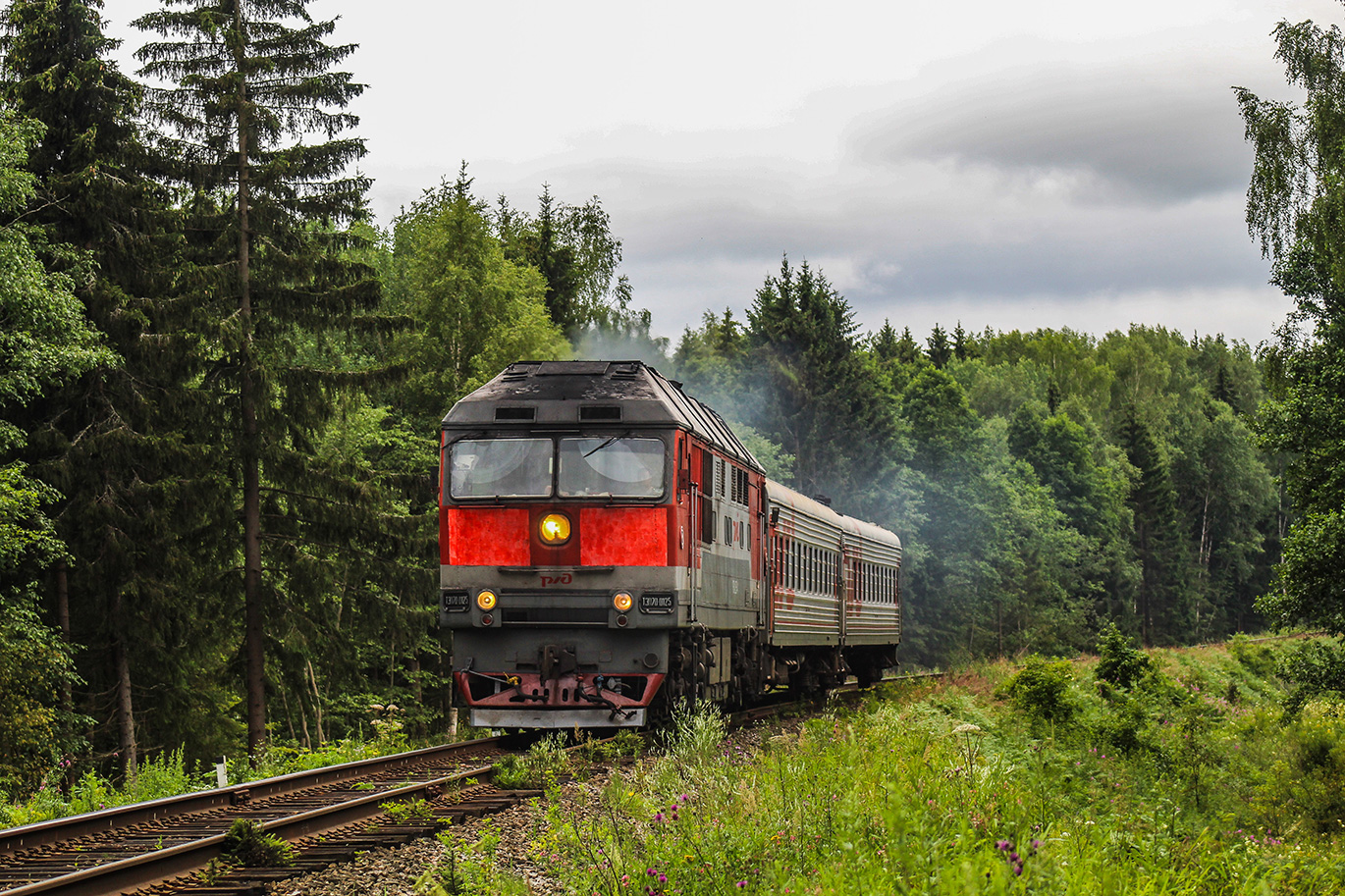 Октябрьская железная дорога, № ТЭП70-0125 — 