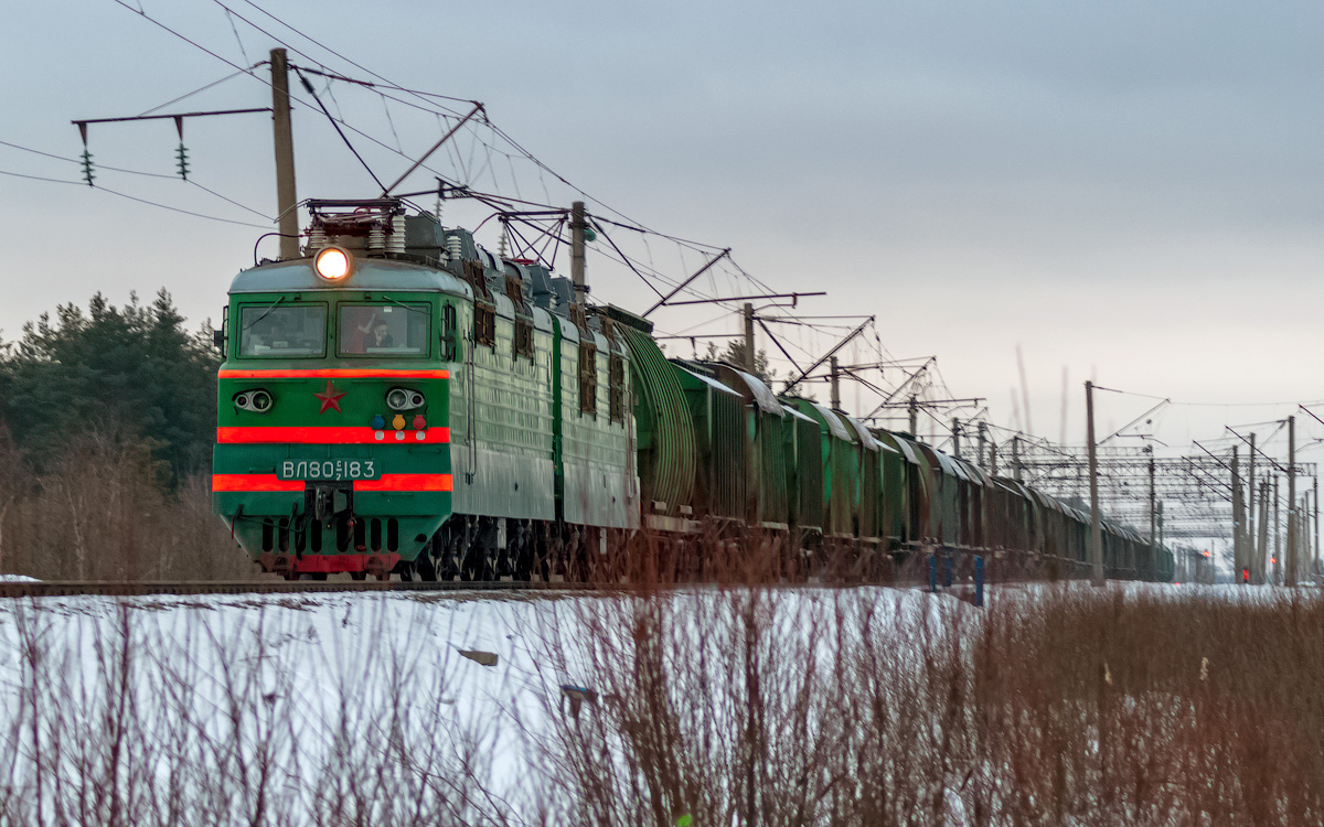 Западно-Сибирская железная дорога, № ВЛ80С-183 — 