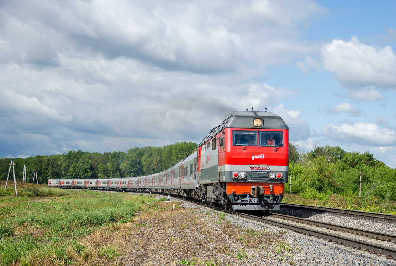 Юго-Восточная железная дорога, № ТЭП70БС-244 — 