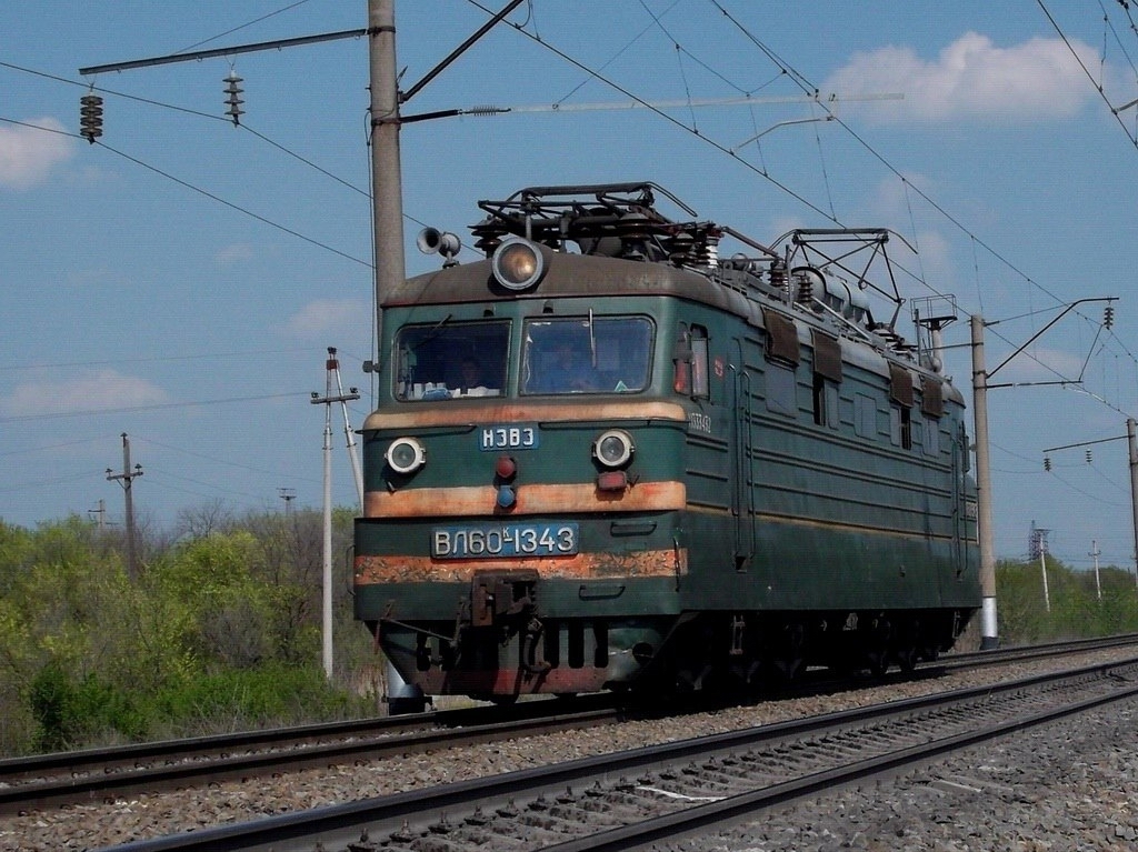 Северо-Кавказская железная дорога, № ВЛ60К-1343 — 