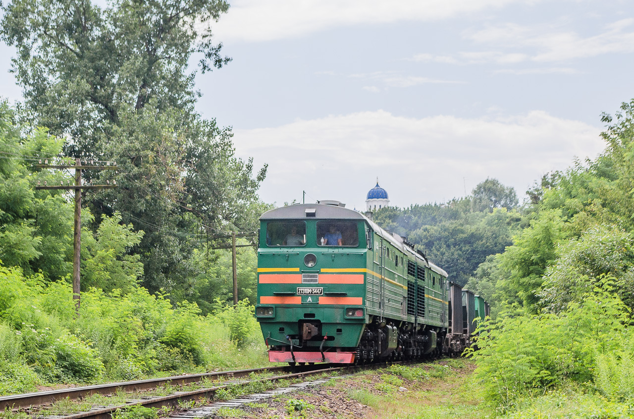 Одесская железная дорога, № 2ТЭ10М-3447 — 