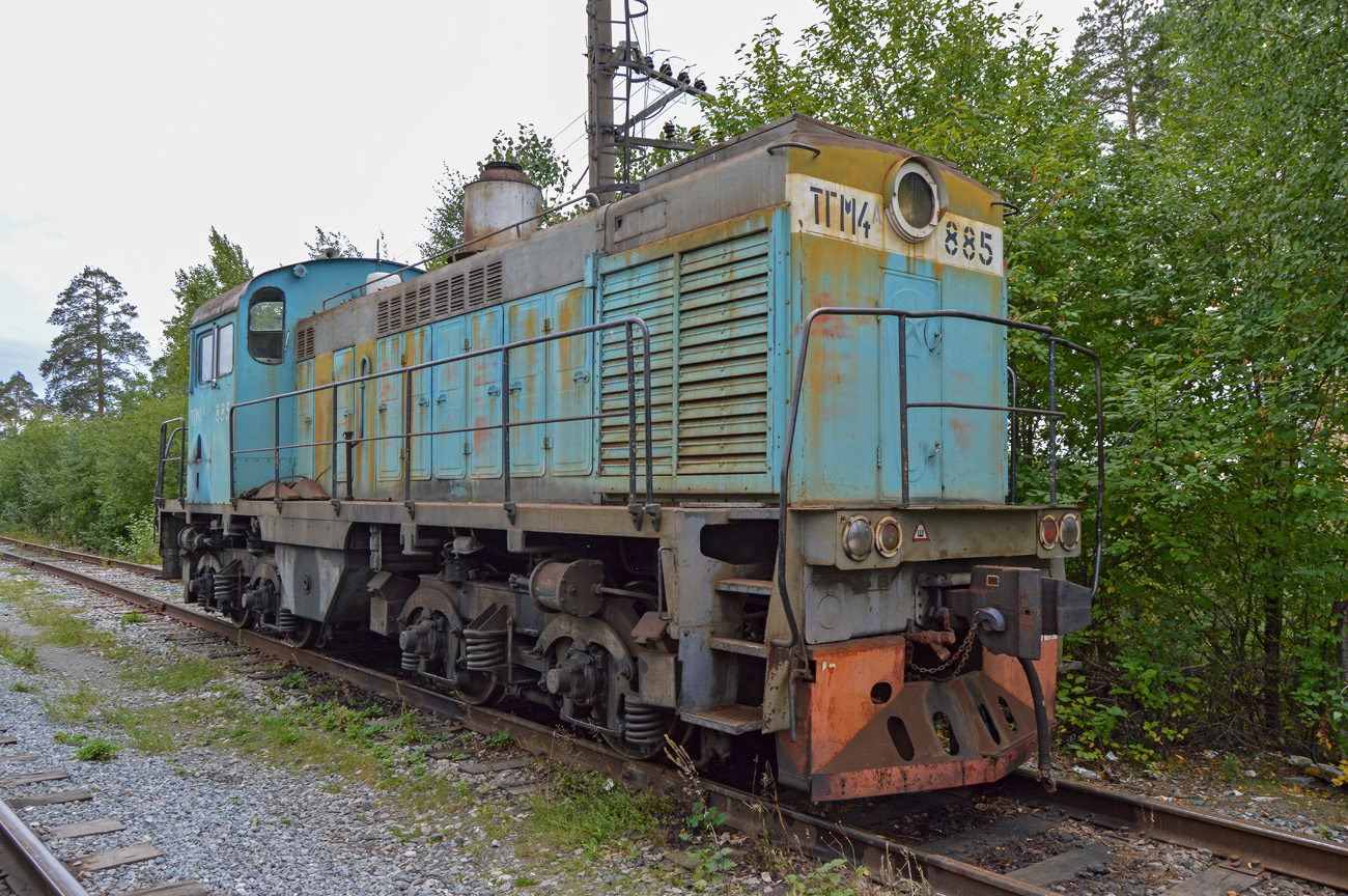 Свердловская железная дорога, № ТГМ4А-885 — 