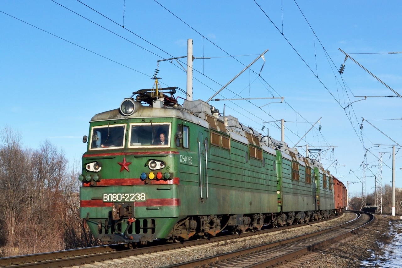 Приволжская железная дорога, № ВЛ80С-2238 — 