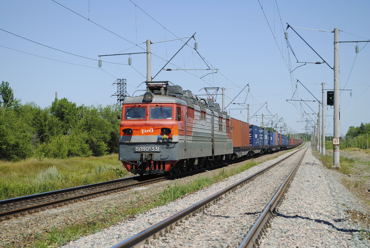 Приволжская железная дорога, № ВЛ80С-331 — 