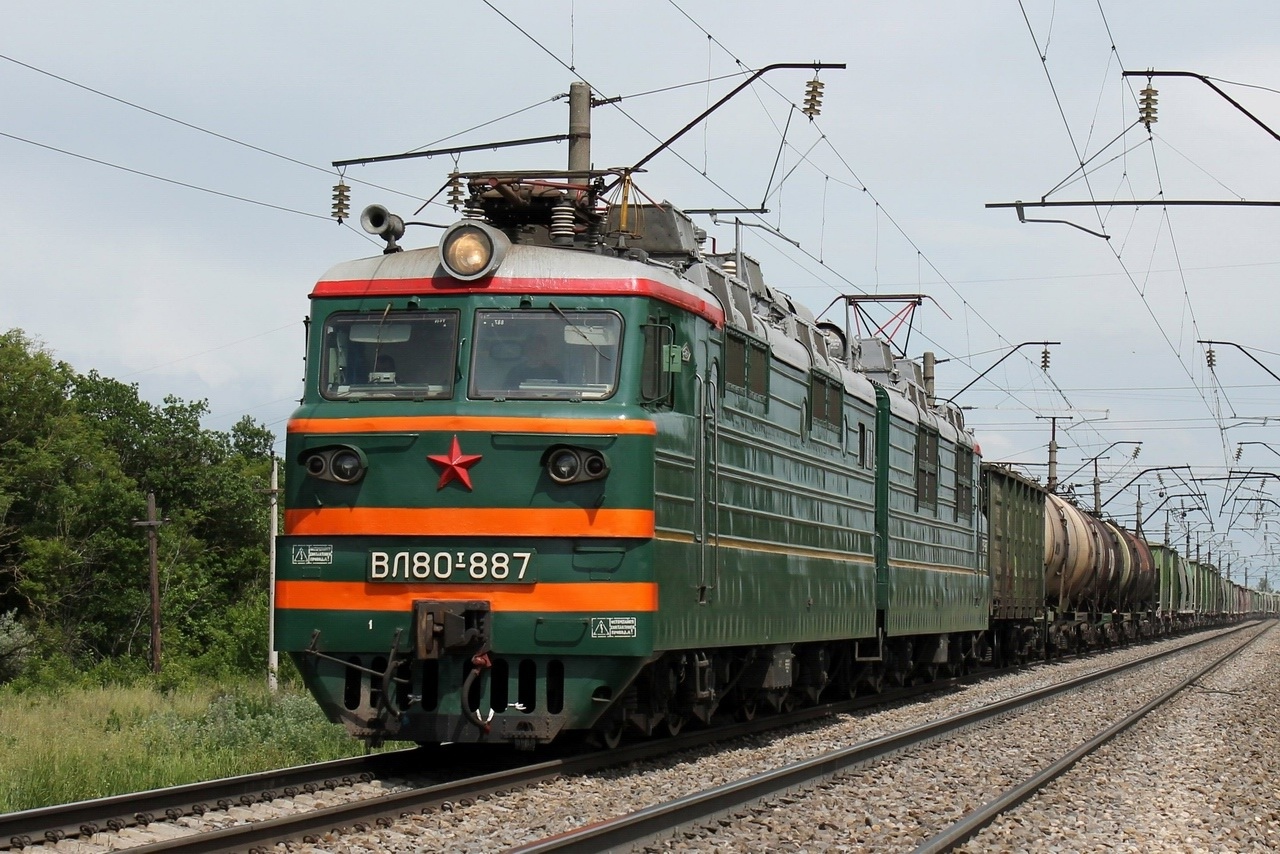 Северо-Кавказская железная дорога, № ВЛ80Т-887 — 