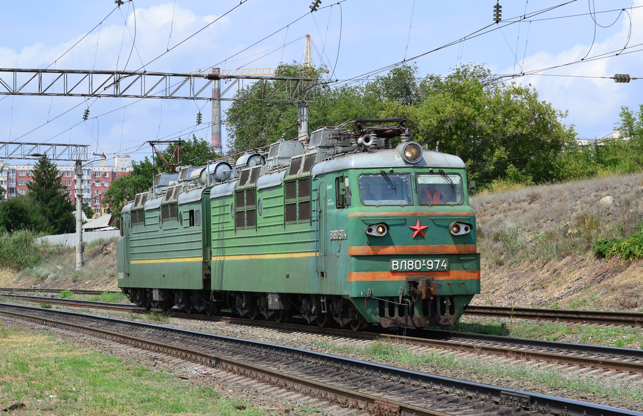 Приволжская железная дорога, № ВЛ80Т-974 — 