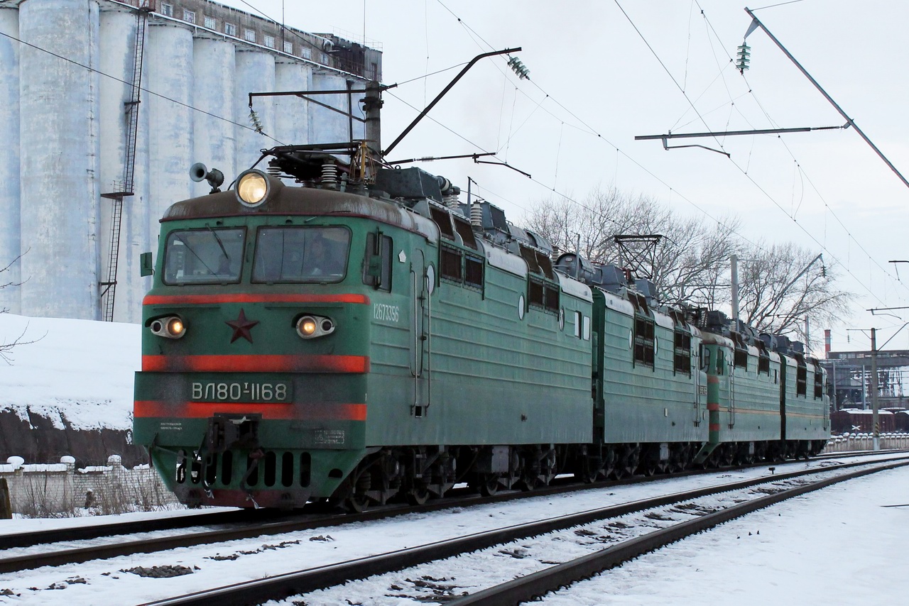 Северо-Кавказская железная дорога, № ВЛ80Т-1168 — 